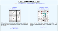 Desktop Screenshot of logicgamesonline.com